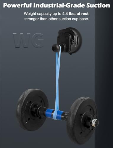 WINDFRD Suction Cup Base with 1 Inch/B Size Ball for Car Windshield Dashboard, One-Touch Quick Lock, Attaches 1" Arm and Phone Mount Holder, Compatible with RAM Mount, Arkon, iBolt and More
