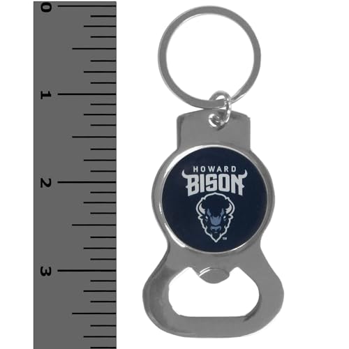 Siskiyou Sports NCAA Howard University Bison Bottle Opener Key Chain, Team Colors, One Size