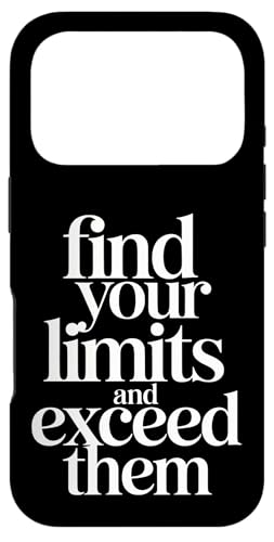 Find Your Limits And Exceed Them ���`�x�[�V���� �B�� |- �X�}�z�P�[�X iPhone 17 Pro �p