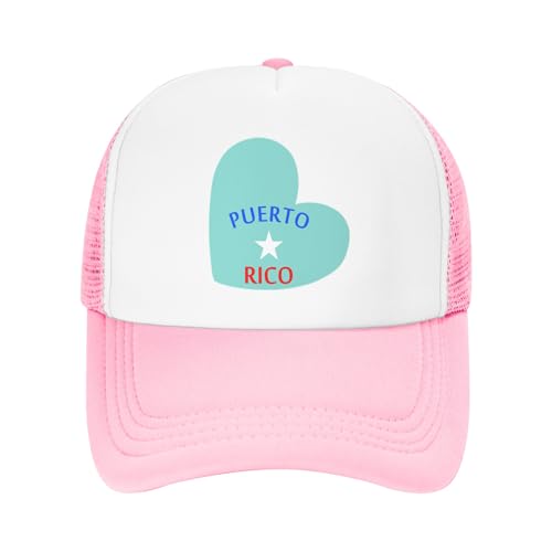 Puerto Rico Lightweight Mesh Baseball Hat Fishing Sun Cap Outdoor Casual Cap2