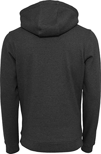 Baddery Gassi Jacke Herren & Damen : „Dackel“ - Zip Hoodie für Hundebesitzer, Hundeliebhaber & Jäger (Zip-Hoodie Charcoal XL)