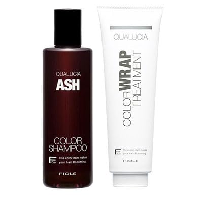フィヨーレ クオルシア カラーシャンプー アッシュ 250ml & クオルシア カラーラップ トリートメント 240g