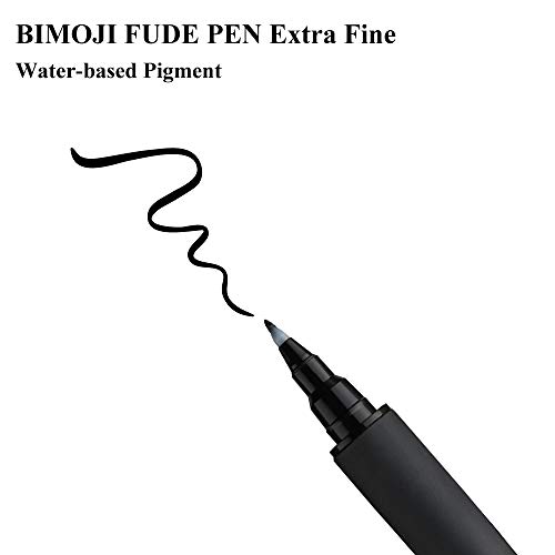 Kuretake Bimoji Fude Pen Extra Fine-Black #TOP1