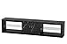 Bestier 80 Inch TV Stand for 75/85/86 inch TVs, LED Gaming Entertainment Center for PS5 with Storage Cabinet &Adjustable Glass Shelves, Large TV Console Table for Living Room Bedroom, Black Marble