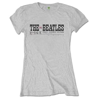 The Beatles Budokan Set List Junior Fit T Shirt - Les Beatles, Paul McCartney, John Lennon, RIngo Starr, George Harrison