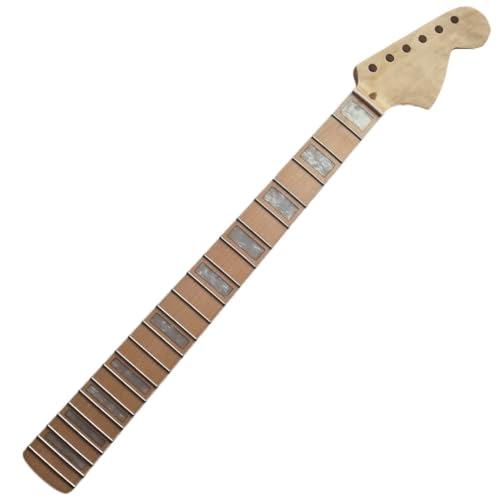 Manche de guitare en érable à grosse tête et incrustation brillante haut de gamme