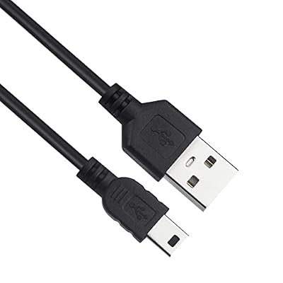Smays Mini USB Cable 3ft 10-Pack Bulk, Mini-B Charger Cord Black