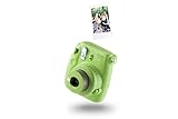 Dial de ajuste del brillo Fujifilm Instax Mini 9 - Cámara instantánea, Cámara con 1x10 películas, Verde