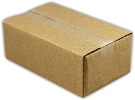 Quicksmart 5 x 4 x 2 (Inch.) 3 Ply Corrugated Packing Box For E-commerce Shipping Heavy Duty (Golden Brown) 25pcs