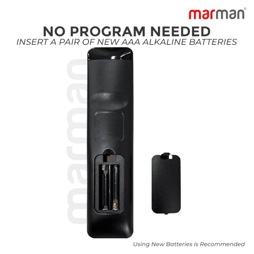 Image of marman Compatible with Intex TV Remote Control Original Model SH3204 SH4004 Suitable for LED LCD Tv Non Voice Command - Match Exactly with Existing Remote Key by Key for Better Performance