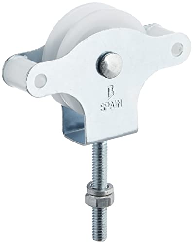 WOLFPACK LINEA PROFESIONAL 5120499 Polea Tendedero Wolfpack Zincado 40 mm. Roldana Plástico...