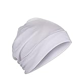 NC Summer Cotton Slouchy Beanie Hip-Hop Soft Lightweight Running Beanie Adult Dwarf Hats Chemo Cap W