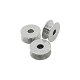 Cantidad: 50 unidades CHENGYIDA Paquete de 50 bobinas de aluminio para máquina de coser industrial Brother Singer