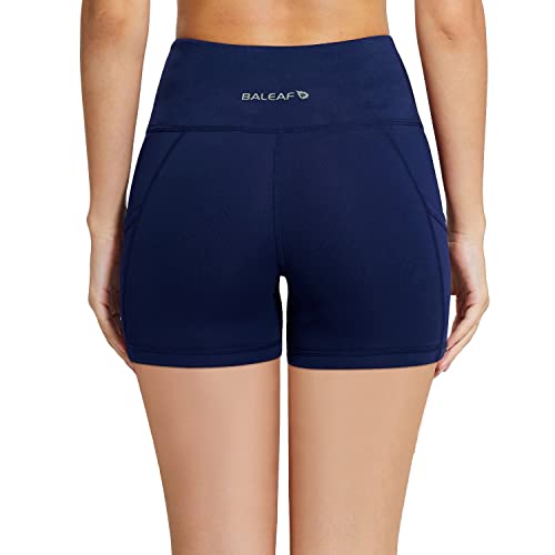Image of baleaf Women's 8 inch / 5 inch / 3 inch Biker Shorts High Waist Yoga Workout Gym Running Volleyball Spandex Shorts with Pockets