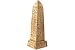 Produktbild Ägyptischer Obelisk Golden Harz mit Hieroglyphics. Figur Ägyptische.