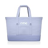 RTIC Everyday Insulated Tote Bag, Large Reusable Thermal Cooler with Zippered Top for Beach, Grocery, Shopping, 35 L Capacity, Periwinkle