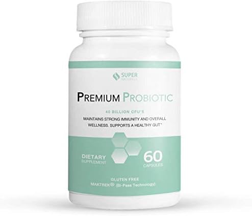 JLM NUTRITIONALS Super Naturals Health - Premium Probiotics 40 Billion CFU - Made with MAKTrek Bipass Technology - (60 ct Capsules)