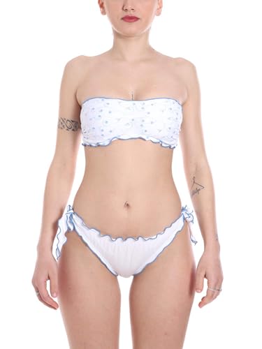 Costume Femme Blanc F21-3001bl | Ensemble Veste et Pantalon Chic