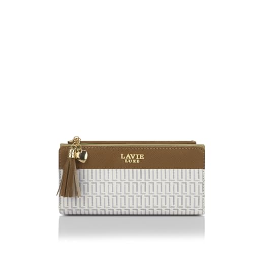 Image of Lavie Luxe Women's Mono Safain25 Bifold Zip Wallet |Gift For Ladies