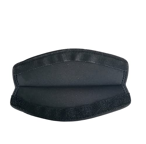 Autokola Scuba Diving Mask Strap Cover With Hook And Loop Fastener Neoprene Wrapper For Dive Snorkel Velcro Closure Two Side Patters Flag Ccr Patterns, Black, 7.5”/19Cm (Long) X 3.5”/9Cm (Wide) #TOP1