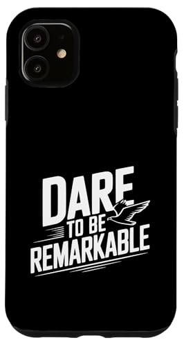 Dare to Be Remarkable �C���X�s���[�V�������p �X�}�z�P�[�X iPhone 11 �p