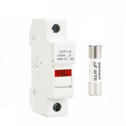 Fusible 15A avec porte-fusible PV pour sécuriser un kit solaire