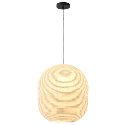 Suspension wabi-sabi artisanale en papier de riz pour maison d'hôtes