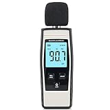 XinJiaYi Decibel Meter, Portable SPL Meter (Sound Pressure Level Meter), Digital Noise Meter, Range