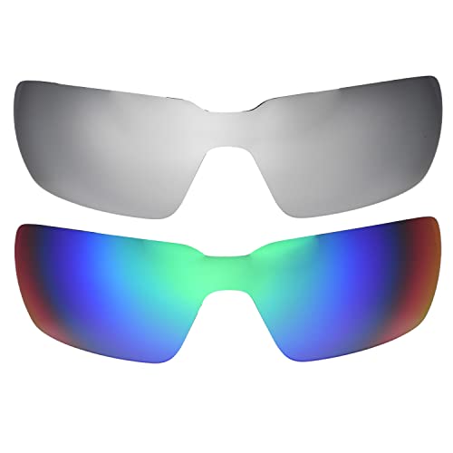 Verres de rechange Oakleys Probation Titanium de haute précision avec finition vert titane