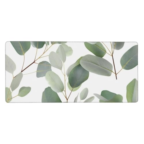 Tapis de souris de jeu étendu eucalyptus : idéal pour le télétravail