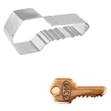 R&M House Key Cookie Cutter Stainless Steel 3.75'