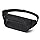 Riñonera Hombre Mujer Deportiva Unisex con 4 Bolsillos con Cremallera Bolsa para Entrenamiento al Aire Libre Viajes Casual Correr Senderismo (Negro#1)