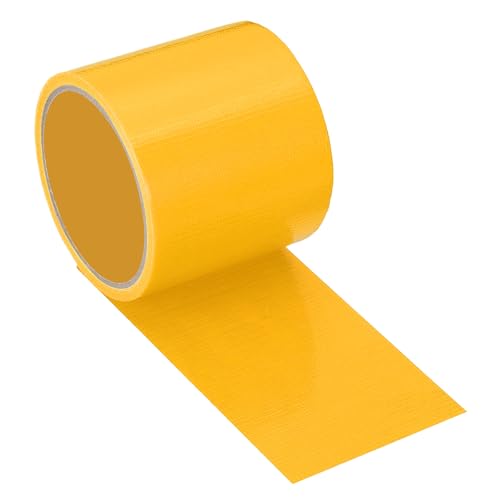 PATIKIL Gaffers Tape 3 in x 11 Yards, Waterproof Gaffer Floor Tape No Residue Non-Reflective Easy Tear for Indoor Outdoor Photography Electrical Cord Industrial Use, Yellow