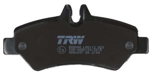 Trw GDB1697 Pastiglie Freno Set Di 4 Per Mercedes-Benz Sprinter 3,5-T Furgone (B906) 2006-2020 Assale Posteriore E Altri Veicoli - 4