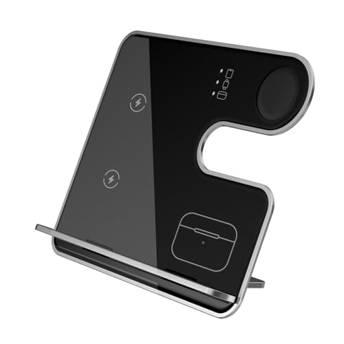 Chargeur sans fil pour bureau avec base magnétique détachable multi-appareils