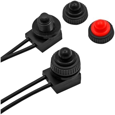 Amazon.com: Osilly 2PCS Car Waterproof RV Push Button Switch, 12V IP67 ...