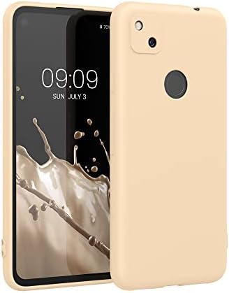 kwmobile TPU Case Compatible with Google Pixel 4a - Case Soft Slim Smooth Flexible Protective Phone Cover - Teal Matte