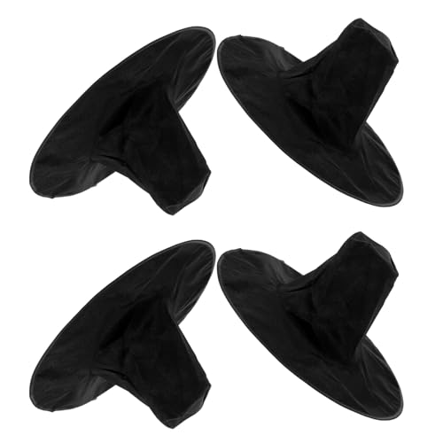 Lot de 4 chapeaux hauts-de-forme carrés coréens traditionnels pour cosplay