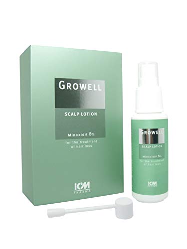 Growell 5% Scalp Lotion Minoxidil for the treatment of hairloss 60ml