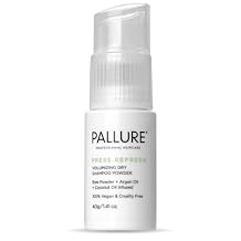 Pallure Press Refresh Volumizing Dry Shampoo Powder Oil Absorbing, Adds Volume & Texture, No Residue, Hydrating, Non-Aerosol, Salon-Quality, 1.41 oz