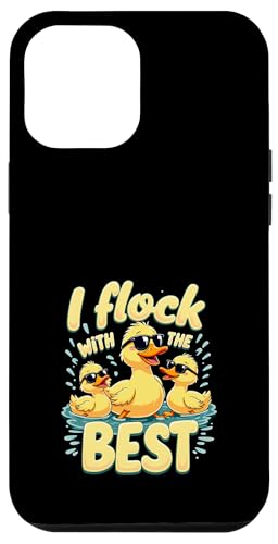 Carcasa para iPhone 12 Pro Max Animales De Granja Entusiastas De Los Patos Patio Patio Patos Quack Humor