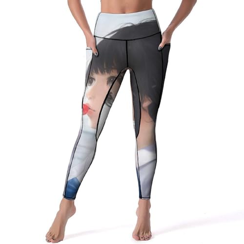 Legging de sport femmes taille haute Sucette pour fitness et yoga en taille S