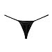 WOWSKY 3 Pcs Men's Cotton Thongs - Sexy Seamless G-String Low Rise Bulge Contour Pouch Black/Black/Black(XL)