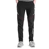 ROCKBROS(ロックブロス)サイクルパンツ ロング 裏起毛 ランニングパンツ フリース 秋冬用 ロングパンツ スポーツウェア メンズ レディース 防風 防寒(3XL)