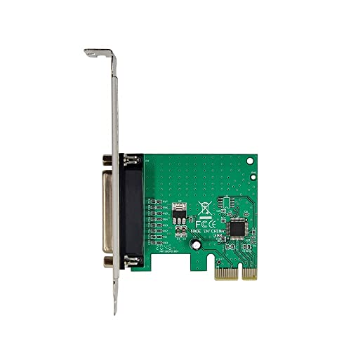 X-Media Xm-Pex-1P Pci-E 1-Port Db25 Parallel Pci Express (Pcie X1) Card - Ieee 1284 Parallel Adapter Card - Wch382L Chipset - Supports Ecp/Epp/Spp #TOP2