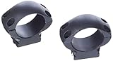Weaver Grand Slam Top Mount Windage Adjustable Steel 1-Inch High Ring (Matte Black)
