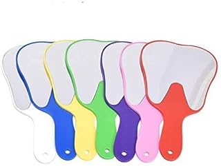 EustomA 10 Pcs Handheld Mirror Molar Tooth Shape Mirror for Office Tooth Shaped Hand Mirror