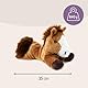 Habibi Plush Wärmekissen/Stofftier f. Kinder und Erwachsene – 1866 Pony mit Hirsefüllung, Wärmekuscheltier zum Erwärmen in der Mikrowelle/Backofen, ideal auch für Babys