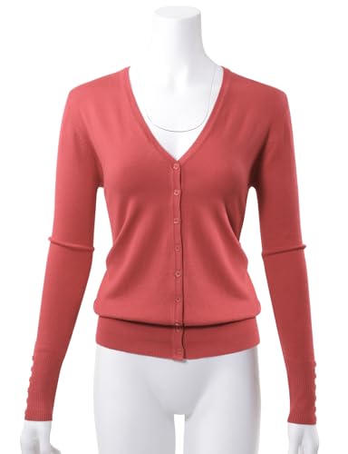 Image of Allsense Women's Long-Sleeve Lightweight V-Neck Cardigan Sweater