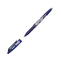 Erasable Pilot FriXion BL-FR7-B 0.7 mm Fine Tip Roller Ball Erasable Gel Ink Pen, Blue (13213) Single